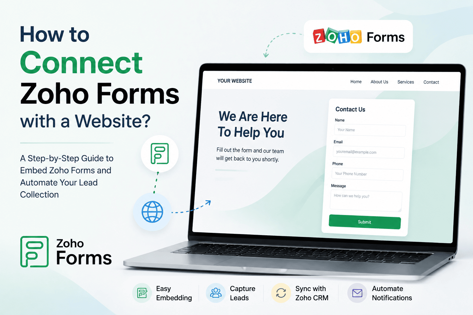 How to Connect Zoho Forms with a Website?